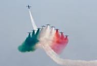 Roseto Air Show le frecce tricolori della pattuglia acrobatica nazionale
