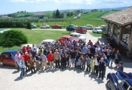Spettacolo auto d'epoca al 19° raduno amici Fiat 600, corteo in Val Vibrata