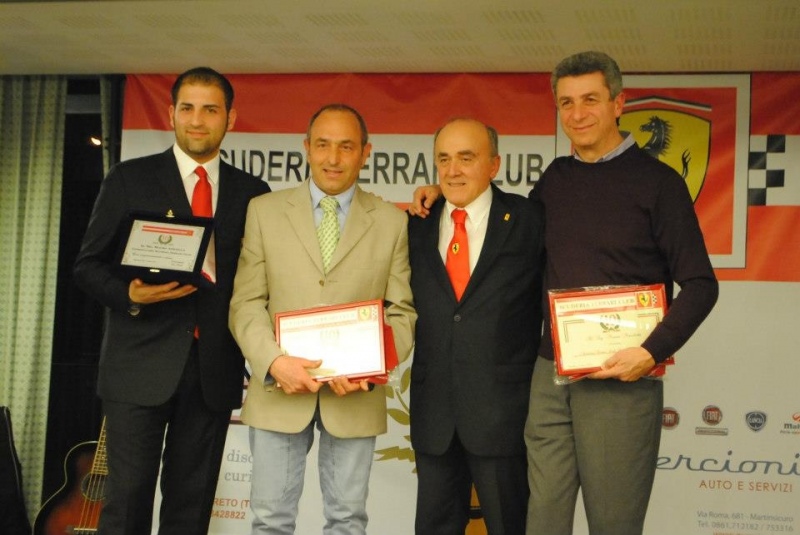La scuderia Ferrari club di Villa Rosa festeggia dieci anni di attività intensa e passione